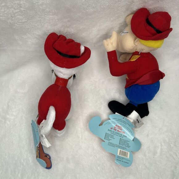 Rocky & Bullwinkle and Friends 2000 CVS COMPLETE SET of 12 Plush Dolls, Tags - Picture 6 of 15